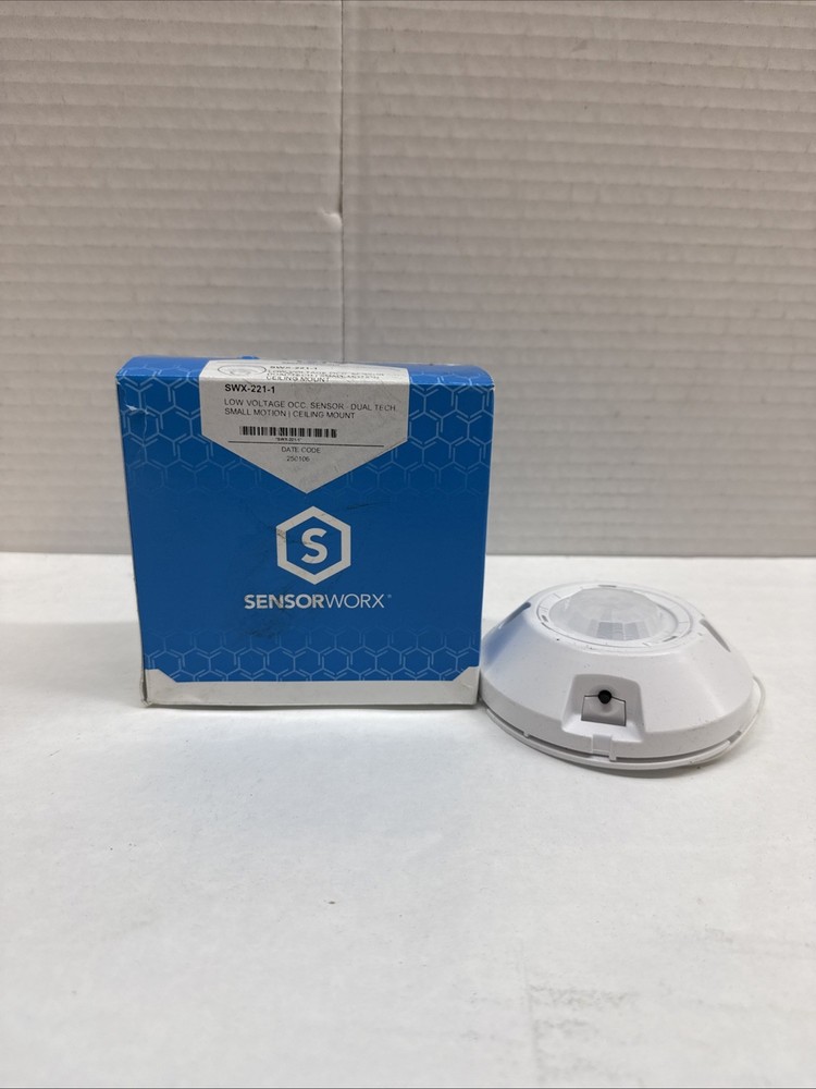 SENSORWORX SWX-221-1  |  LOW VOLT OCC SENSOR, DUAL TECH, SMALL MOTION