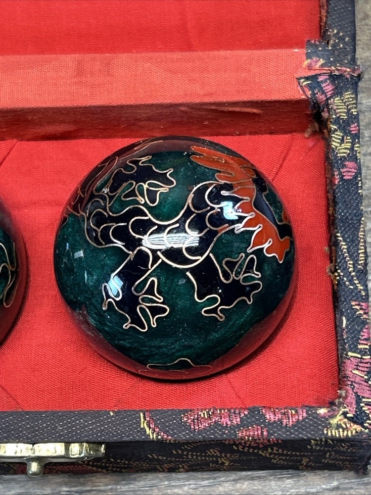 Chinese Baoding Stress Chime Meditation Balls Dragon