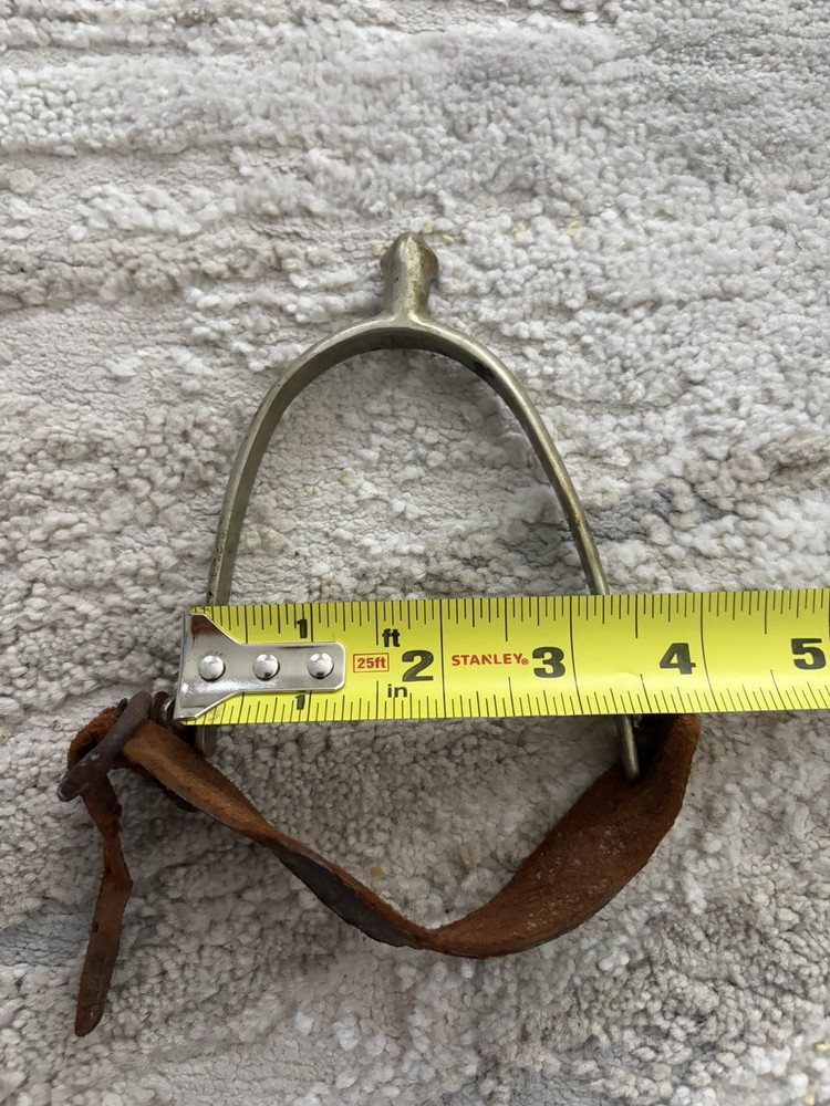 Vtg NEVER RUST England Riding Spurs & Leathers