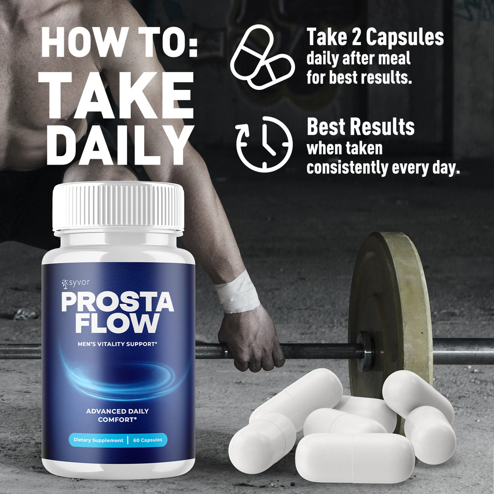 (2 Pack) Prosta Flow Advanced Prostate & Bladder Support ProstaFlow 120 Capsules