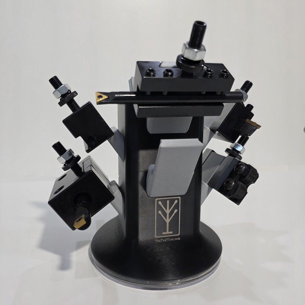 AXA Tool Tree BASE+1EXTENSION Lathe tool holder storage for Aloris Dorian