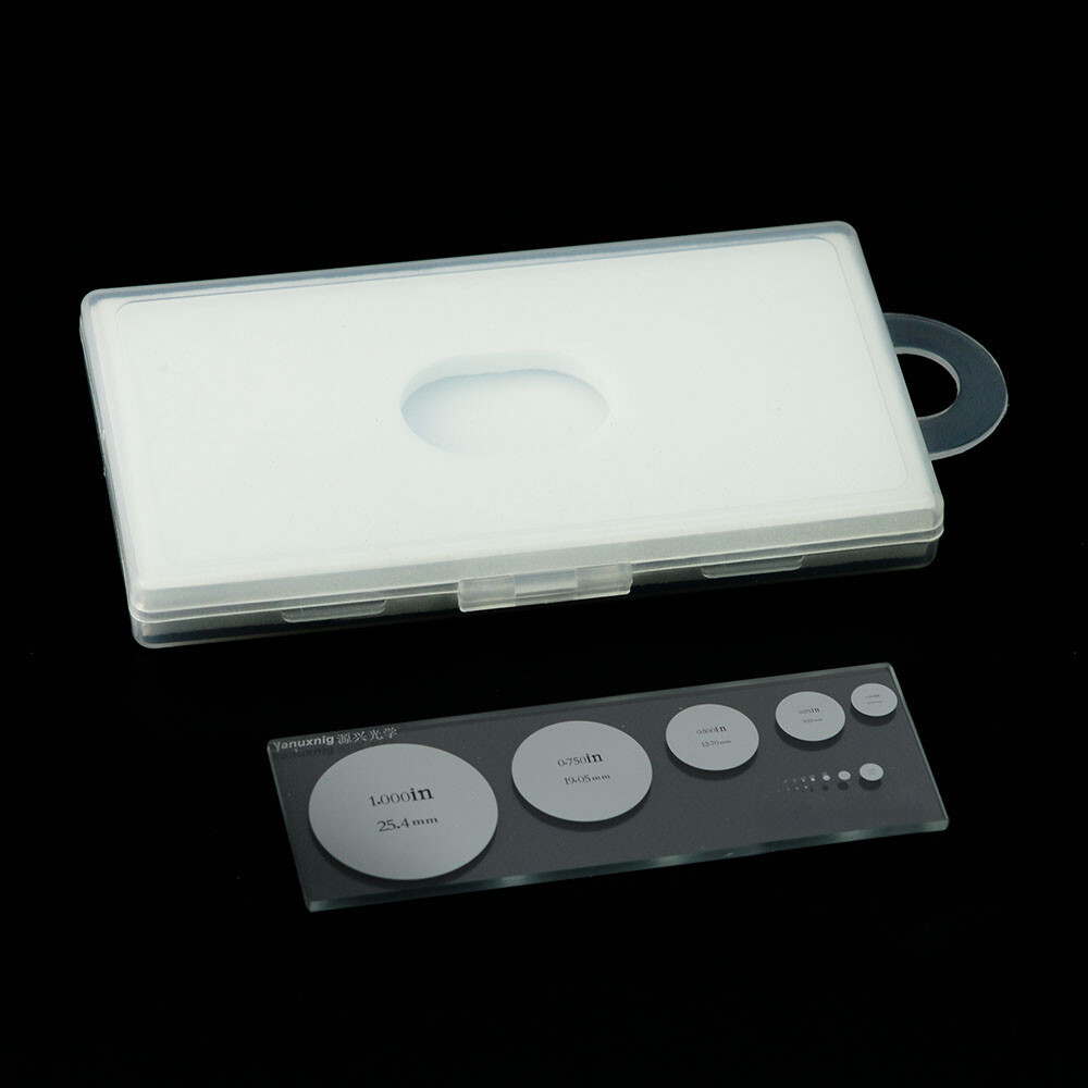 Circular Scale Microscope Stage Micrometer Calibration Slide Stage Graticules