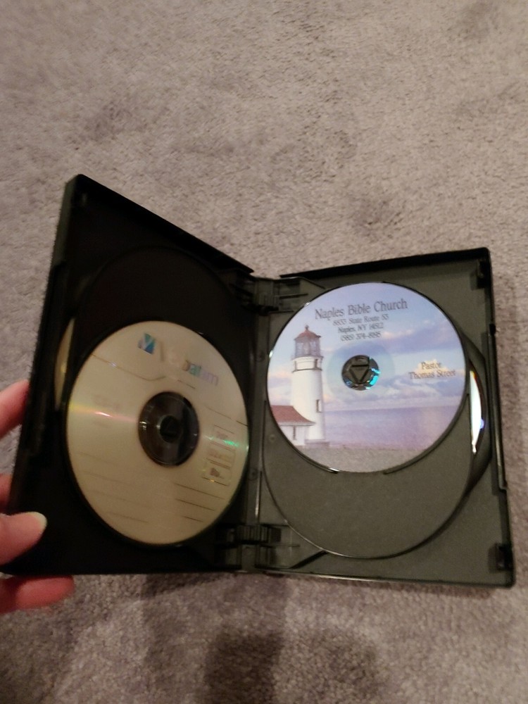 1 Black 22mm "Chubby" 6 Disc CD/DVD Storage Box Case