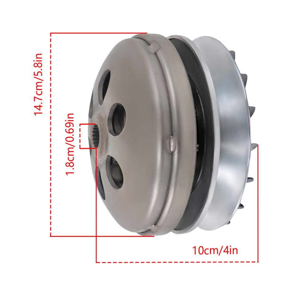 Secondary Clutch 21400-013-0000 Replacement for HS 250