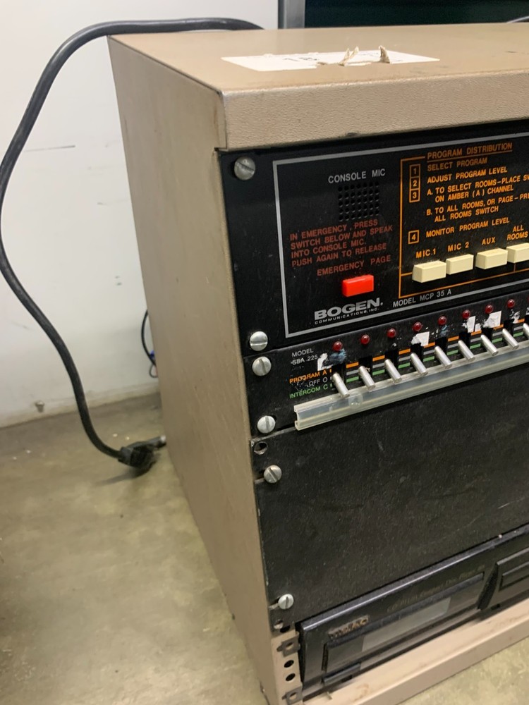Bogen Model MCP35A Two-Way Communication Master Control Panel