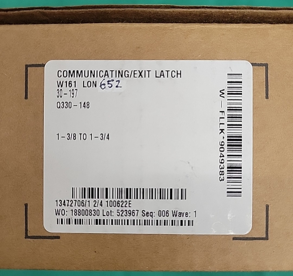 Allegion Falcon W161 Lon 652 Communicating/Exit Latch