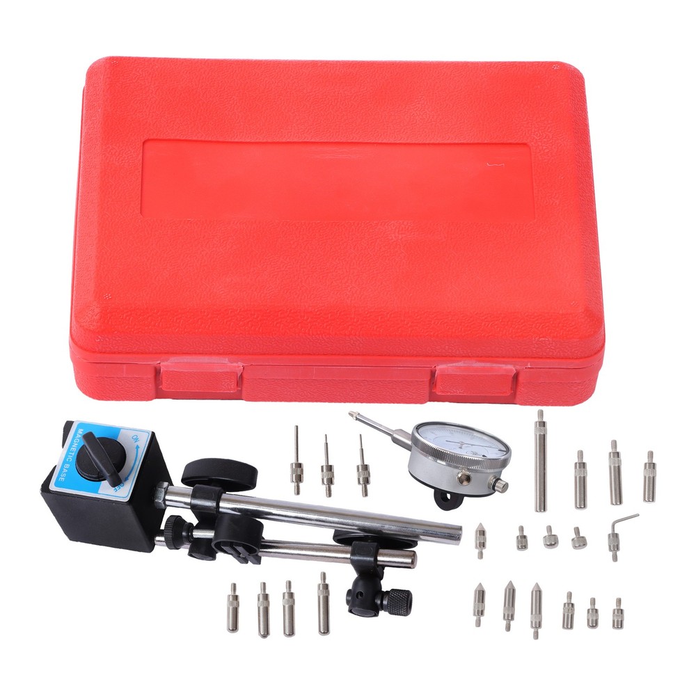 Dial Indicator, Test Indicator, Magnetic Base & Point Set Inspection Set