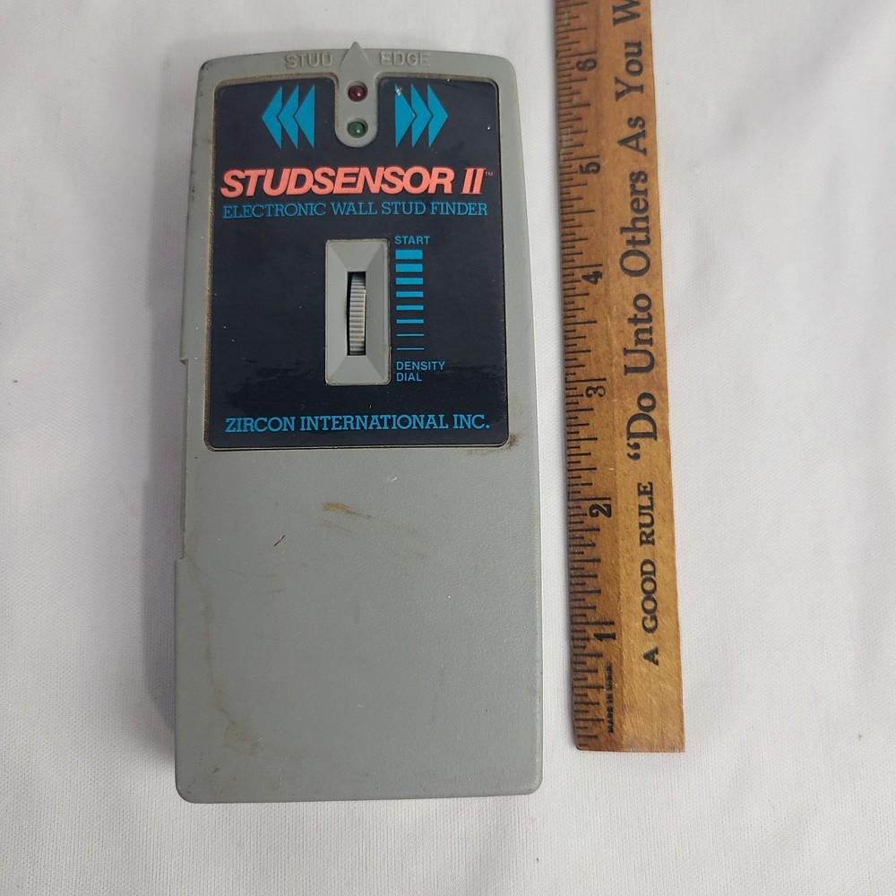 Vintage Zircon StudSensor 2 Electronic Wall Stud Finder Works II Working Tested