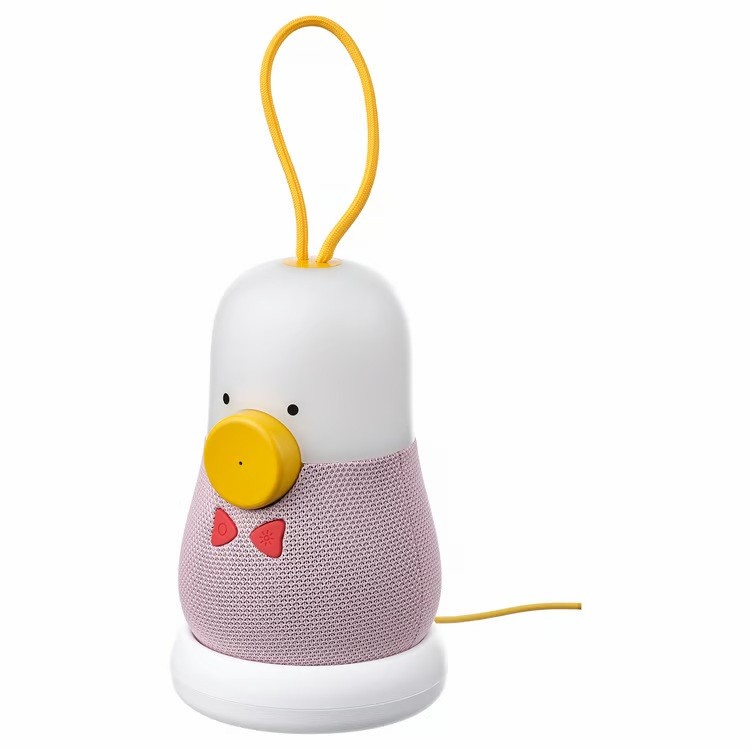 IKEA VAPPEBY PEANUT SHAPE PINK BLUETOOTH SPEAKER 7"