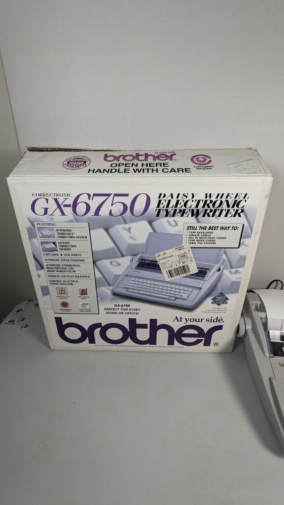 Brother GX-6750 Correctronic Electronic Typewriter Tested Working Cleaned