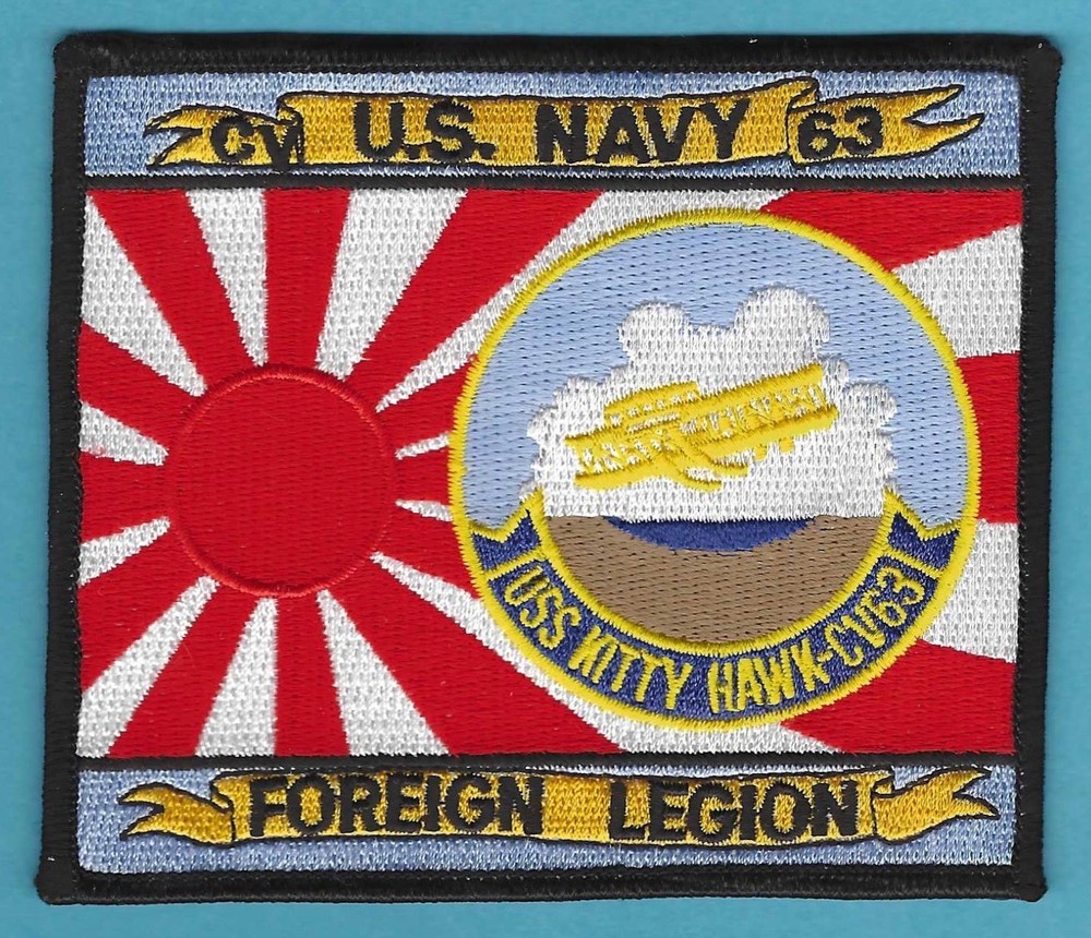 CV-63 USS KITTY HAWK FOREIGN LEGION PATCH