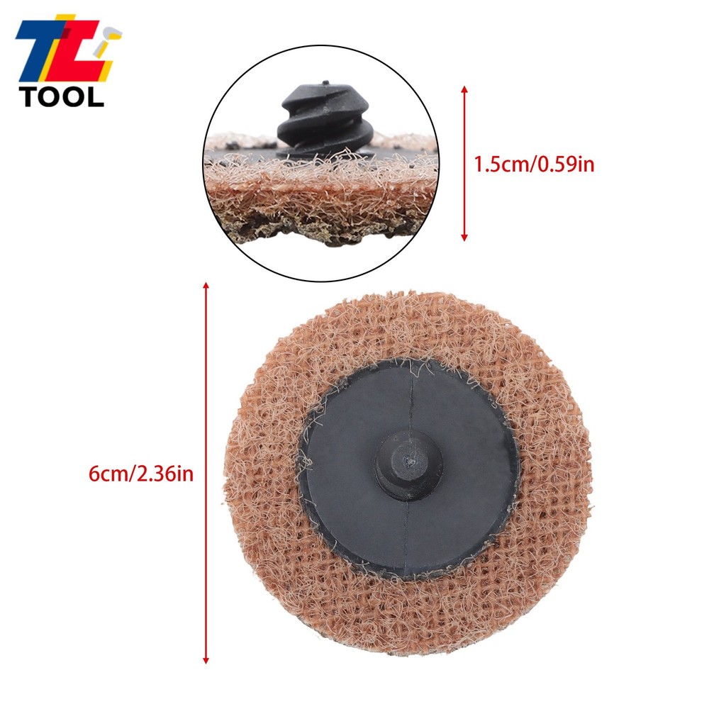 25 Pack Surface Conditioning Quick Change Discs 2" Coarse Prep Pad Discs