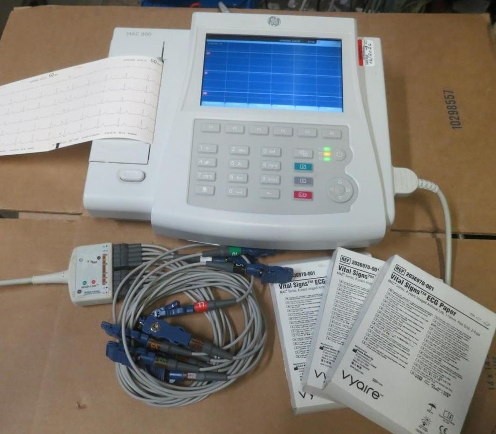GE MARQUETTE MAC 800 EKG ECG INTERPRATIVE GUARANTEED