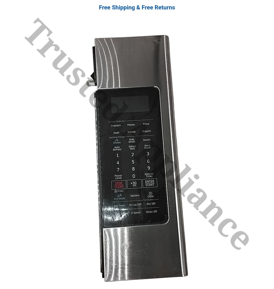 Samsung Microwave Control Panel Console DE94-03162C black