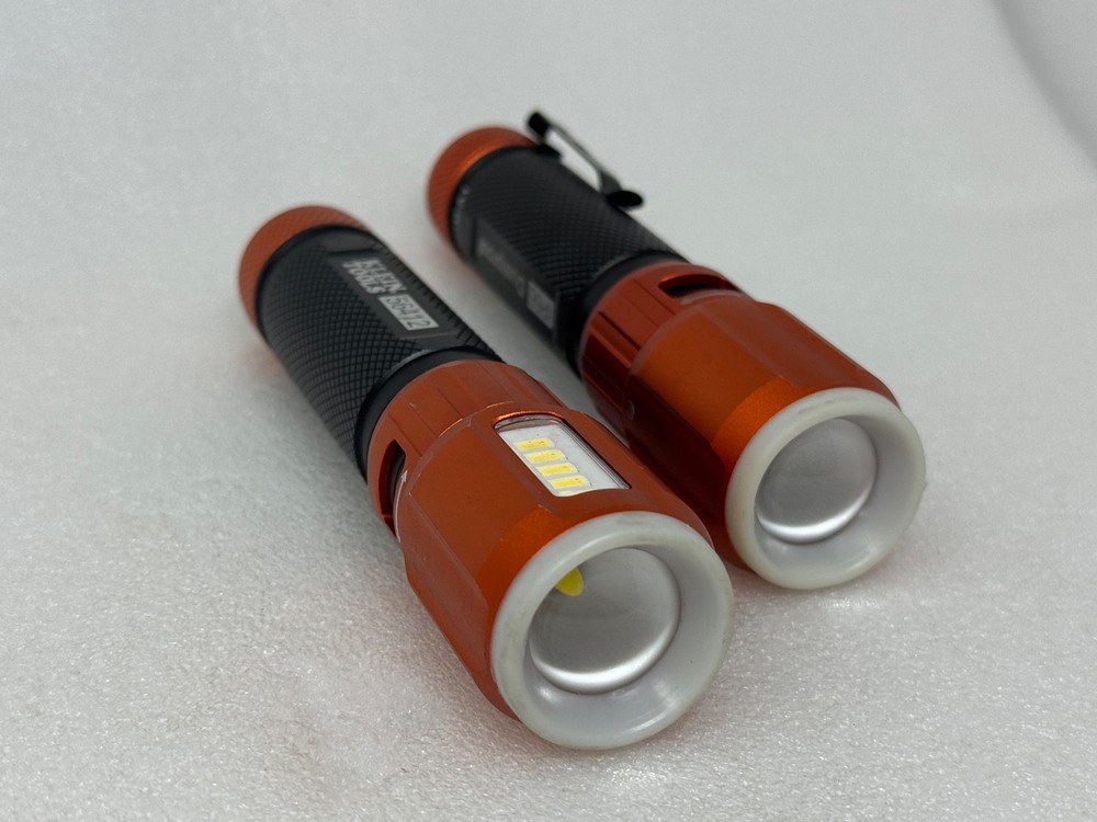 [2-PACK] KLEIN TOOLS [56412] RECHARGEABLE LED 2-IN-1 WORK LIGHT / FLASHLIGHT
