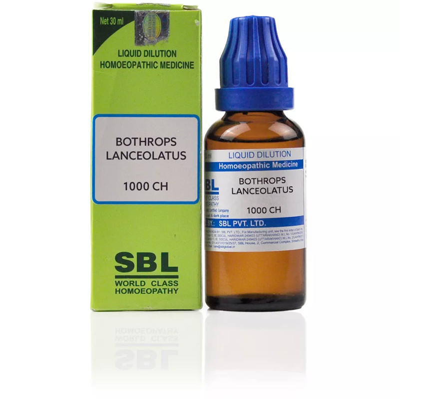 SBL Homeopathic Bothrops Lanceolatus Dilution 30ml
