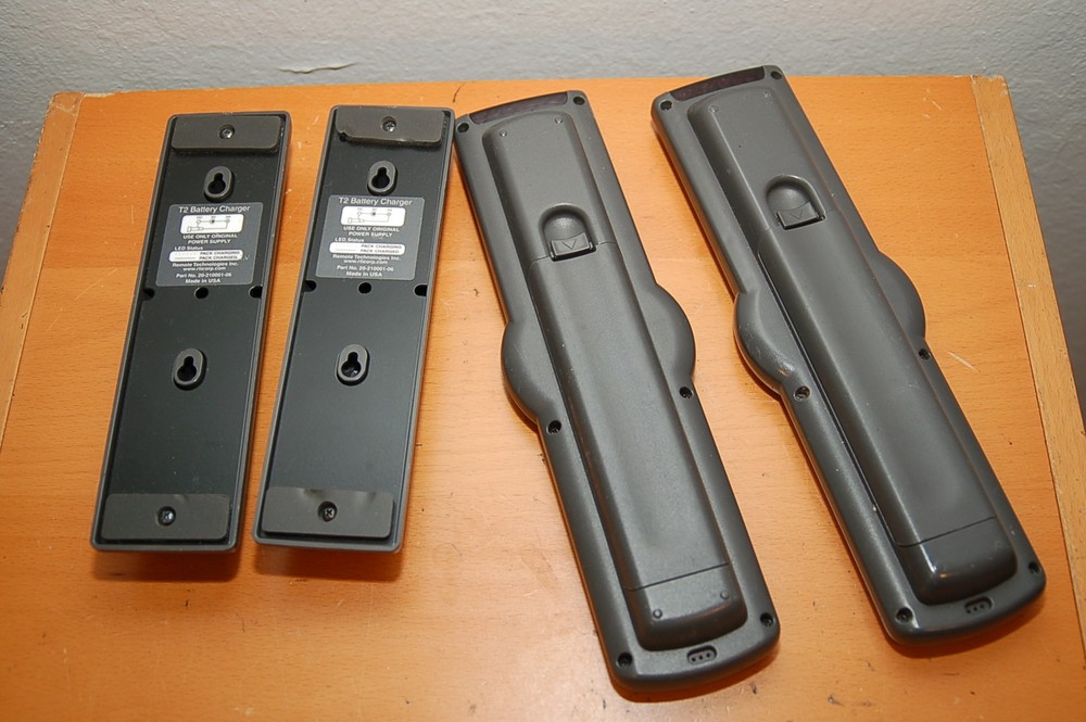 Lot of 2 RTI Theater Touch System Remote Control Controller T2