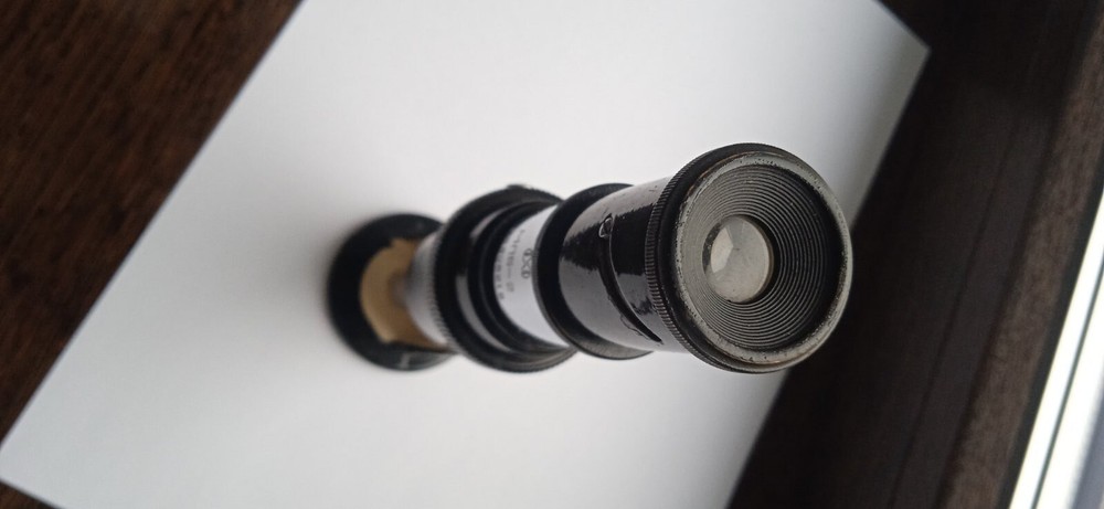 Vintage Soviet Microscope MPB -2 .