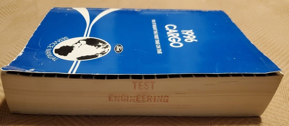 1996 Ford Cargo Van Service Manual