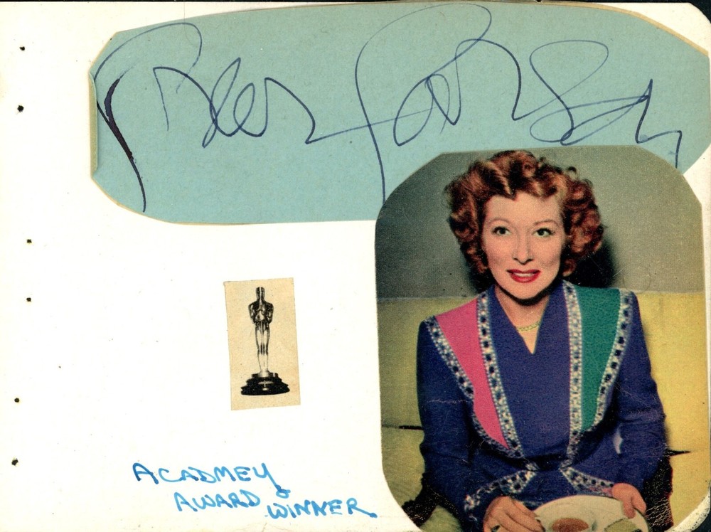 Vintage Greer Garson Autograph