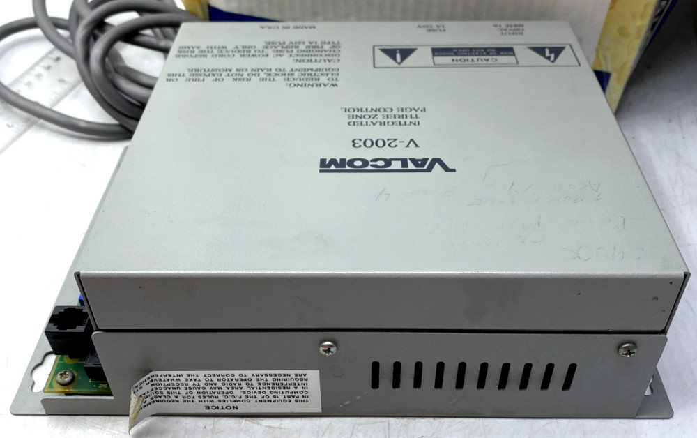 Valcom Integrated Three Zone Page Control V-2003 Working