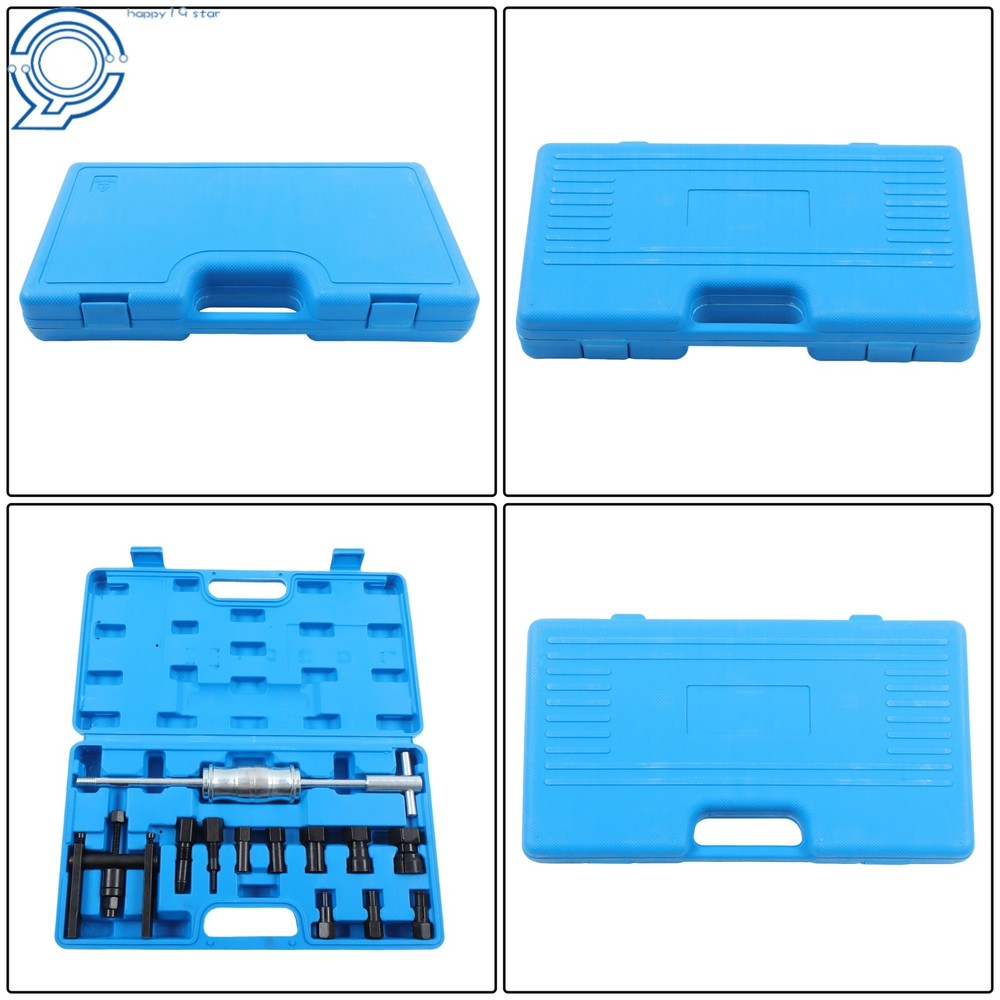 12pcs Motorcycle Blind Hole Collet Bearing Puller Set Inner Bearing Remover Tool