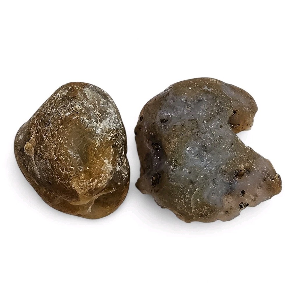 Montana Agate Faced Nodules 254.2 grams.