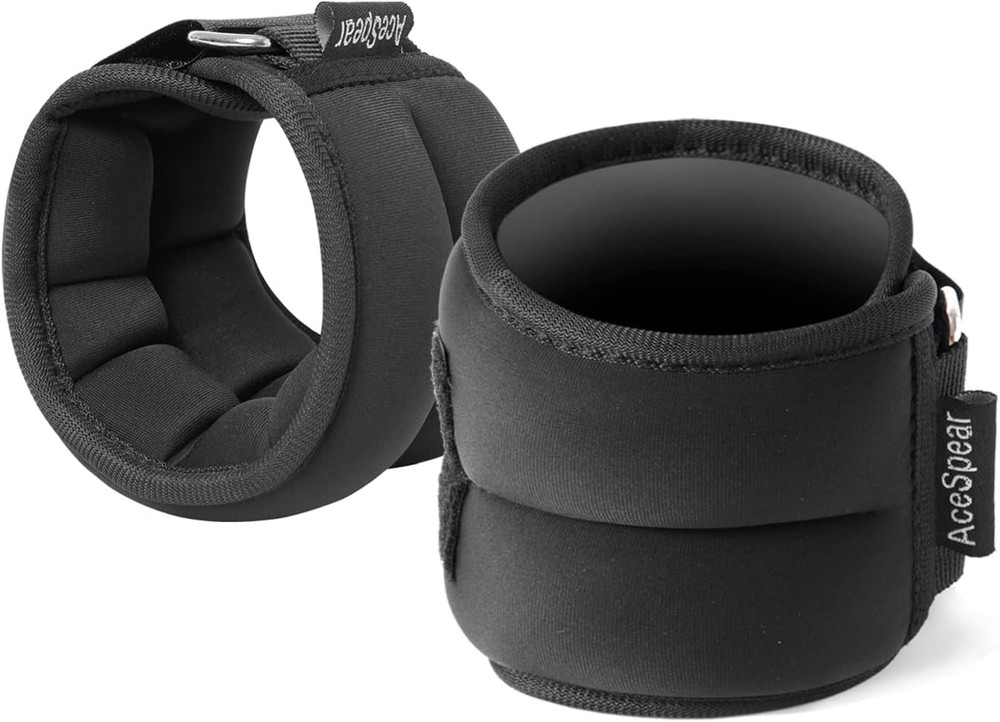 AceSpear Ankle Weights 1-5LB Pair for Exercise & Home Workouts