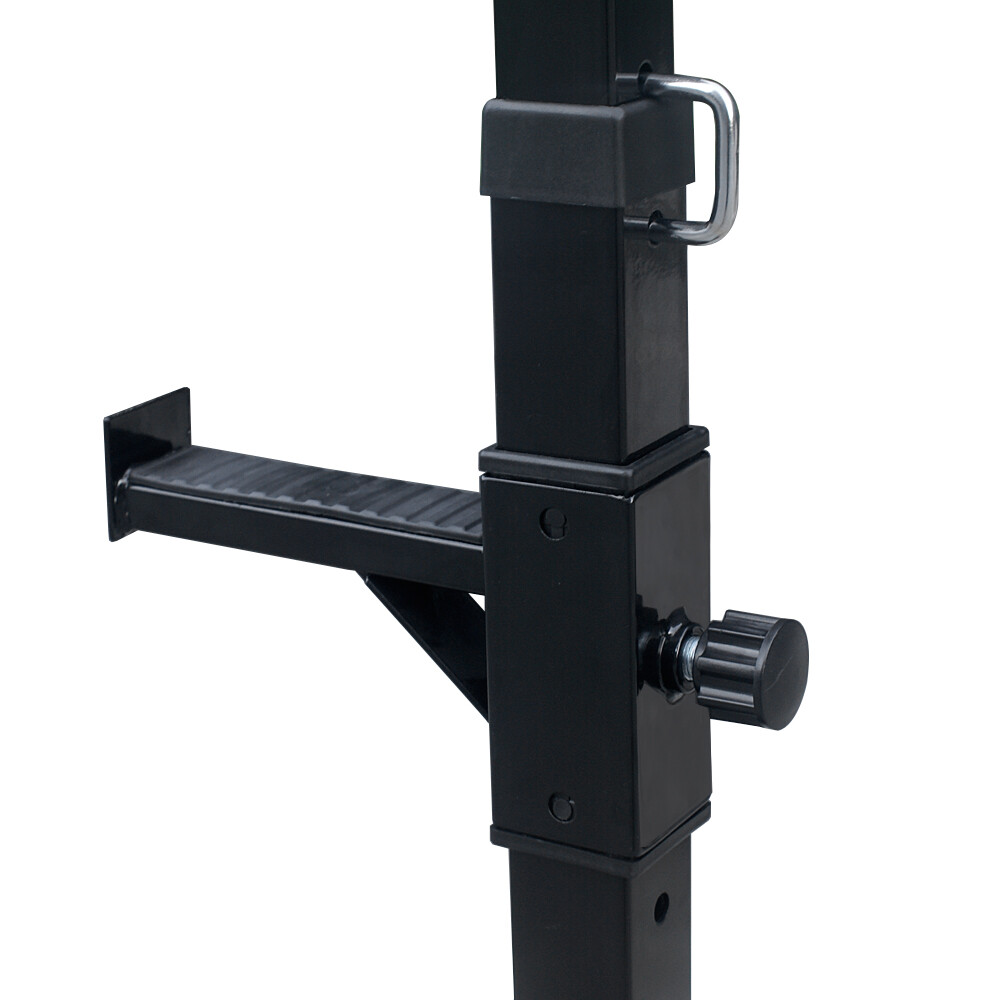 2PCS Squat Rack Adjustable 40"-66" Dumbbell Barbell Rack Bench Stand Max 550Lbs