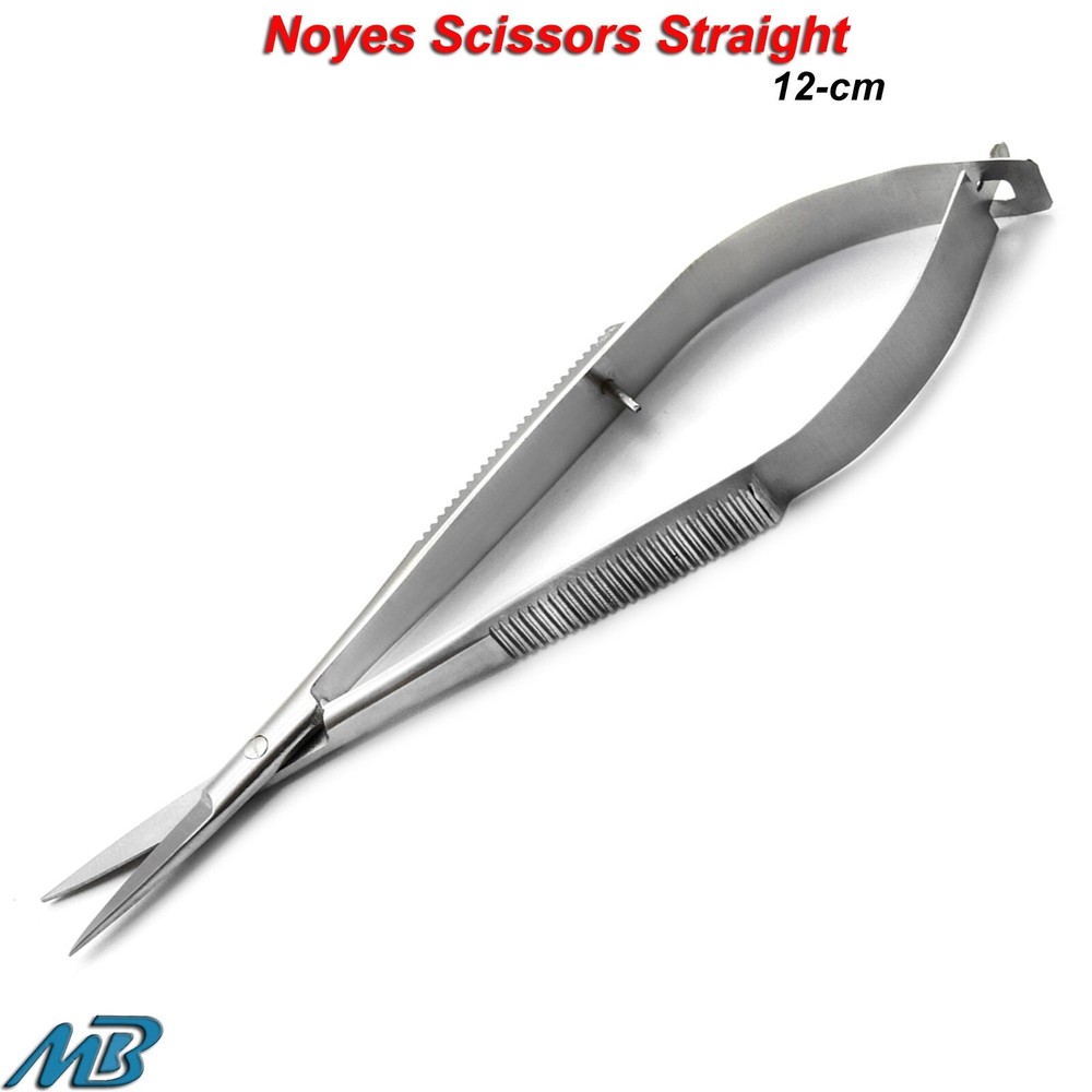 Surgical Noyes Tissue Suture Removal Micro Eye Scissors & Operating BP Handle
