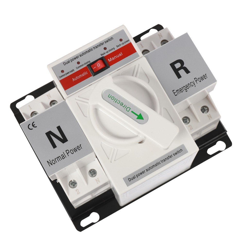 Dual Power Automatic Transfer Switch 63A 110V with Fast Conversion