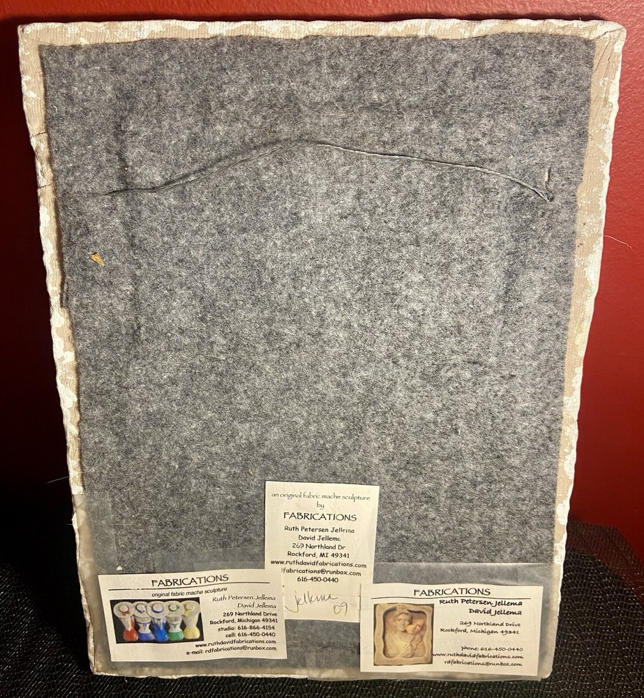 Beach Mache Handmade Mirror 12” Wall Hang 2009