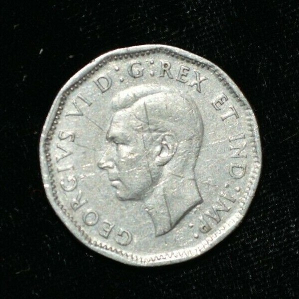 1946 Canada 5 Cent Coin