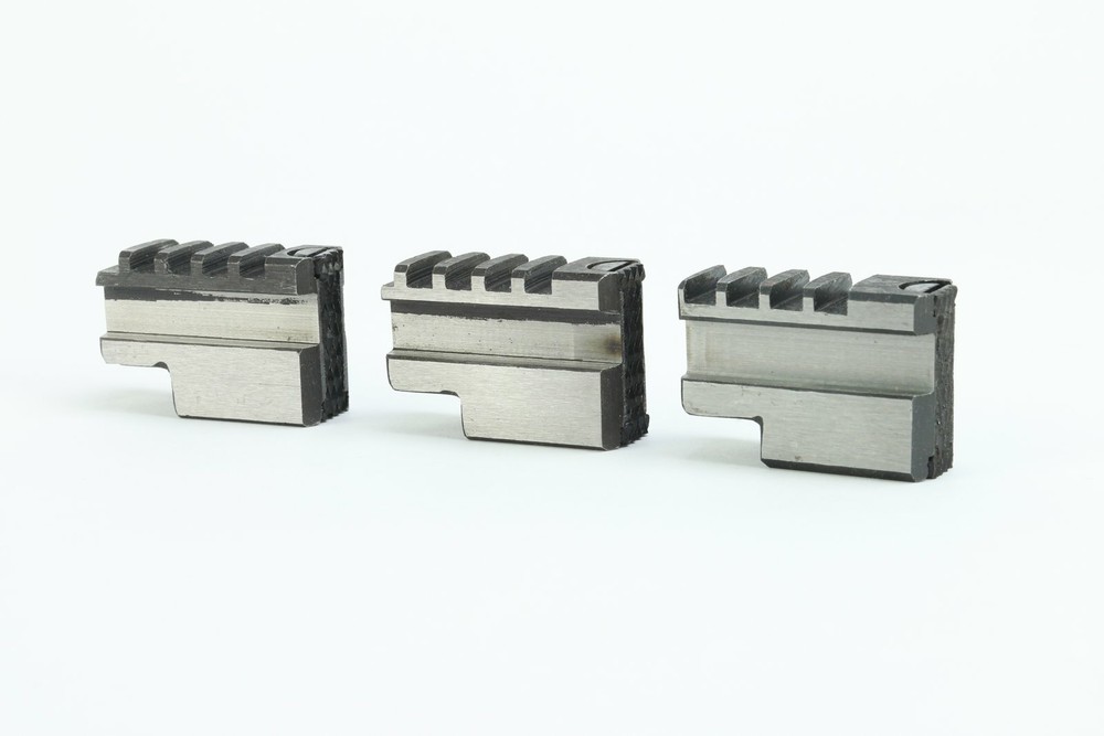 Steel Dragon Tools® 1215 Chuck Jaws & Inserts for Pipe Threading Machine
