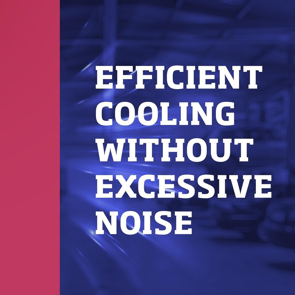 12" Low Profile Dual S-Blade Electric Radiator Puller Fan Variable Speed Control