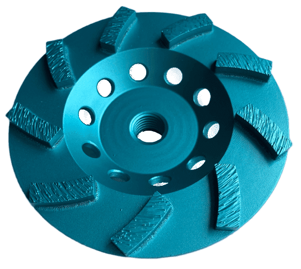 2 Pack 4.5" Diamond Segment Grinding Wheel Disc for Concrete Angle Grinders