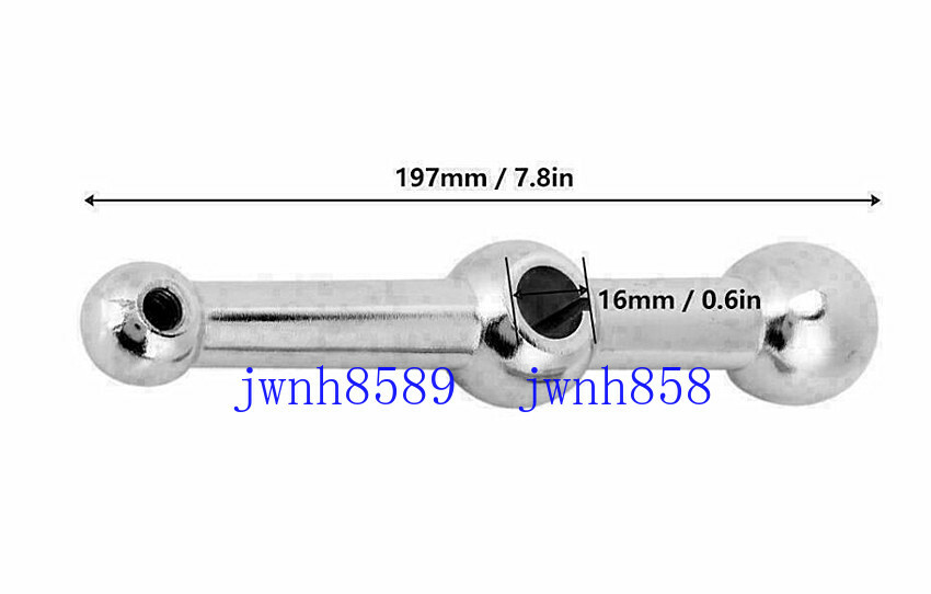 1Set Bridgeport Milling Machine Part D26 ThreeBall Crank Table Handle Mill Tools