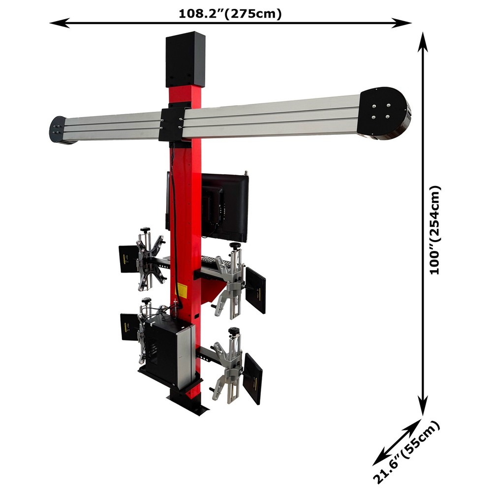 3D Wheel Alignment Machine 3D Automatic Tracking FourWheel Aligning Machine 110V