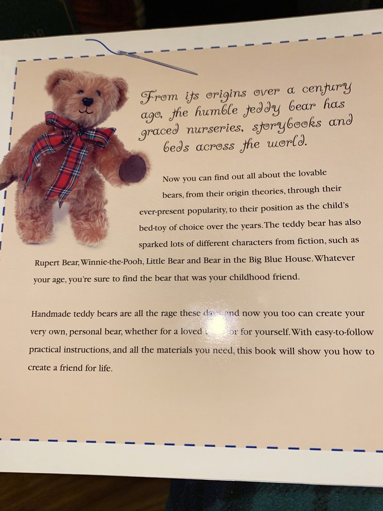 MAKE YOUR OWN TEDDY BEAR Book And Kit