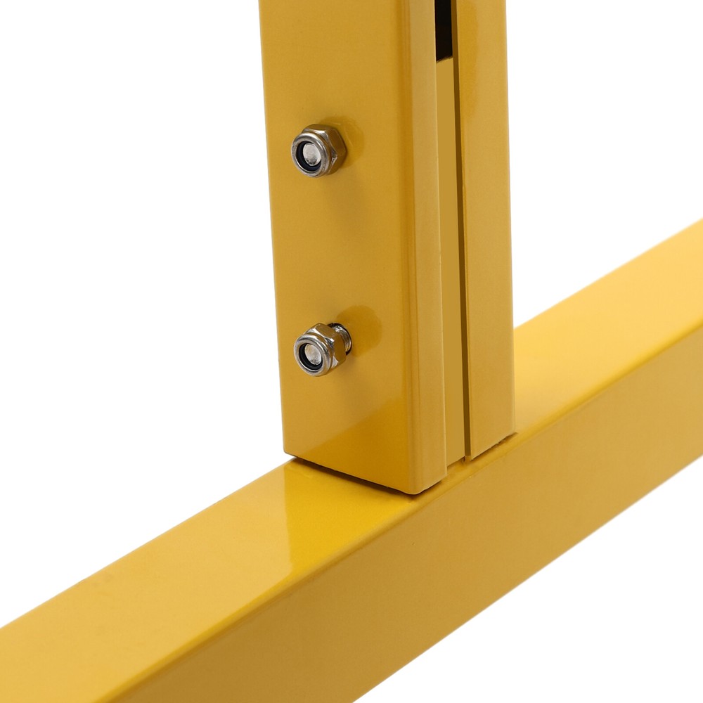 Mobile Barrier Gate Portable Safety Barrier Adjustable With Casters Expandable