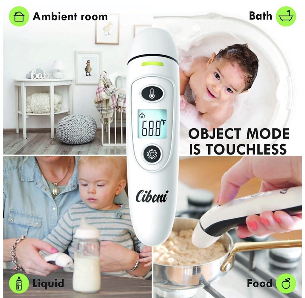 Multi-functional Digital Infrared Forehead and Ear Thermometer