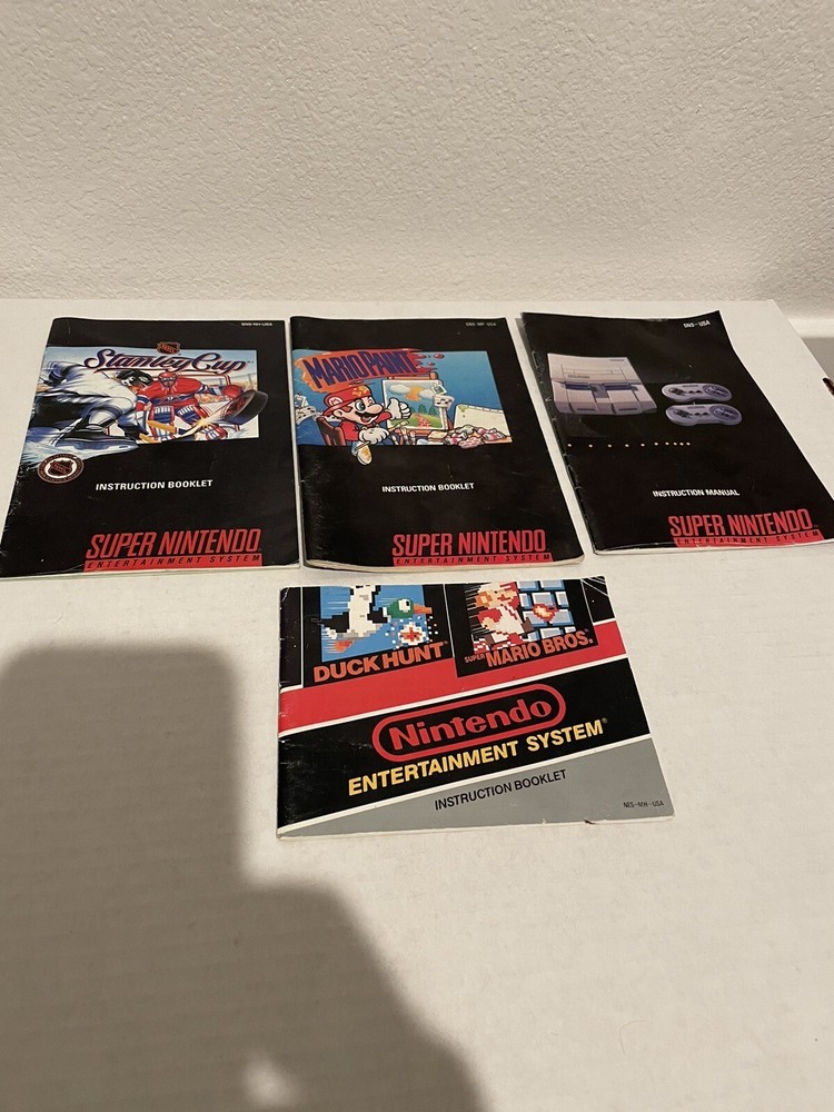 Nintendo Manual Lot