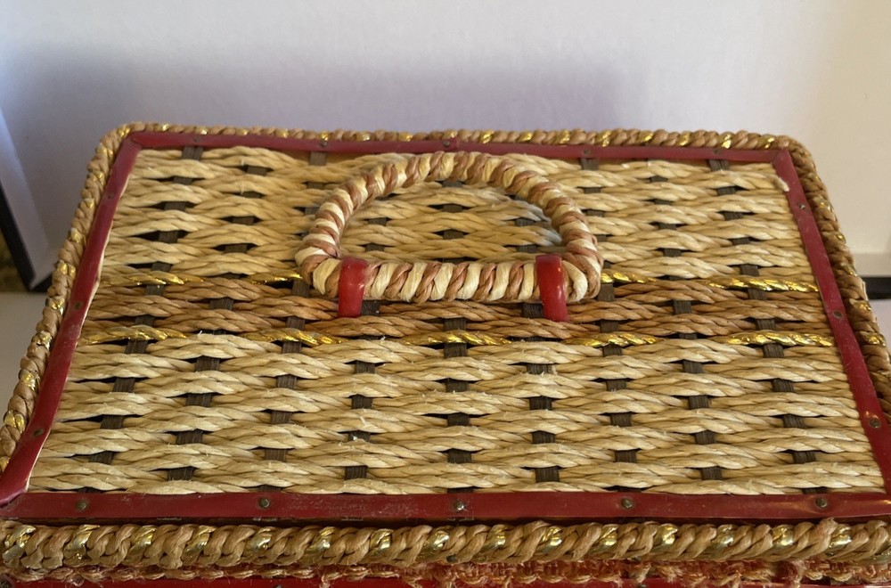 Vintage Sewing Musical Box 8 X 4 1/2”. PLEASE READ.