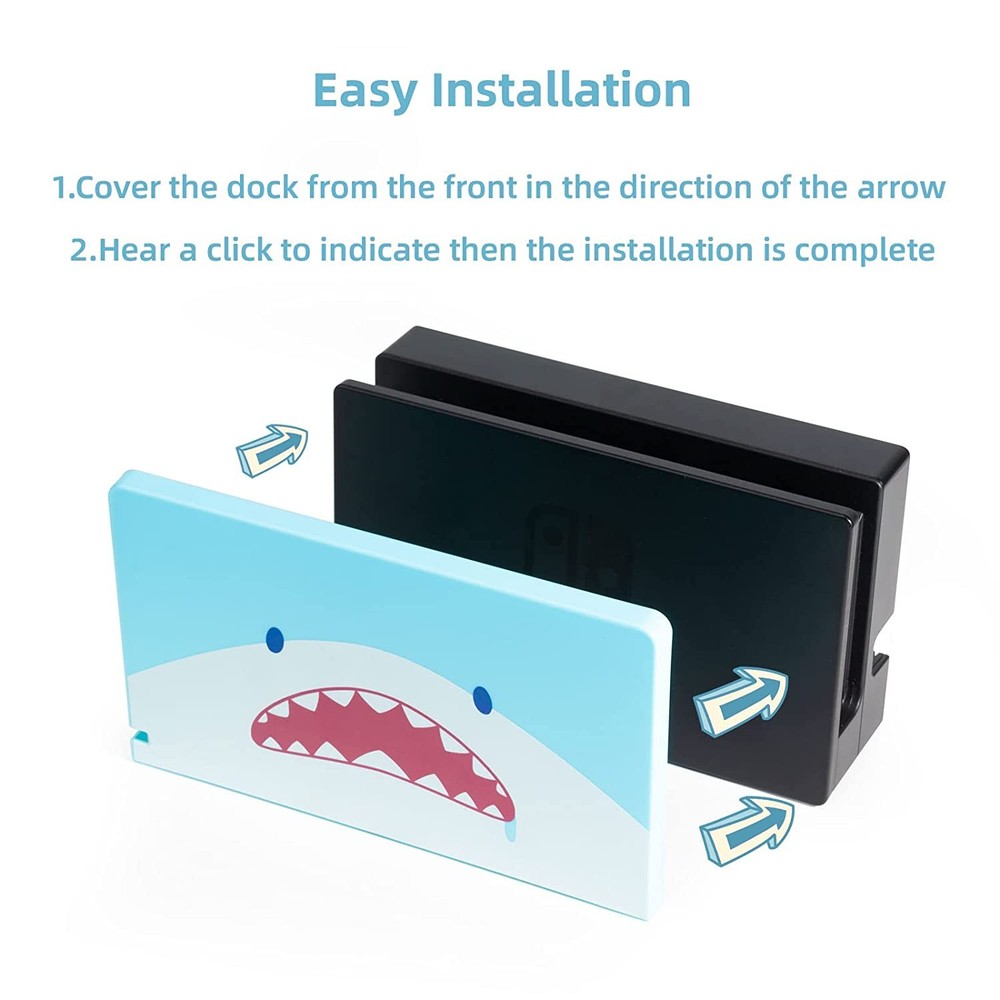 GeekShare Charging Dock Base Docking Station For Nintendo Switch Console Blue