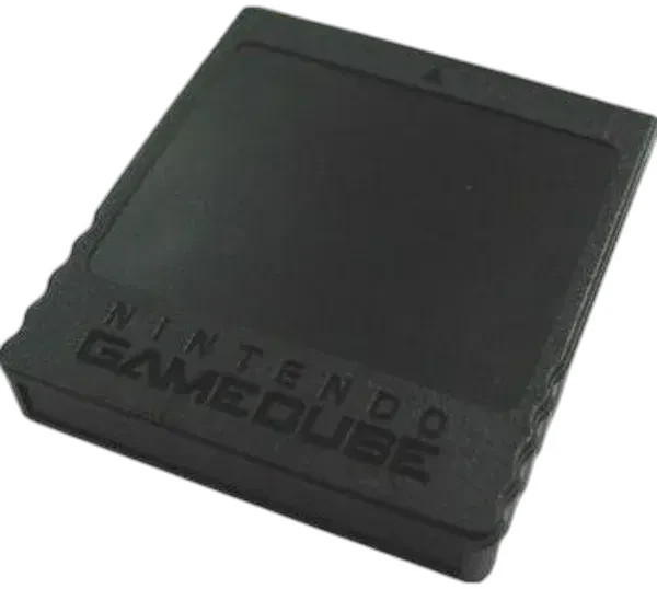 Nintendo GameCube - Black Memory Card - 251 Blocks (DOL-014) - Genuine OEM