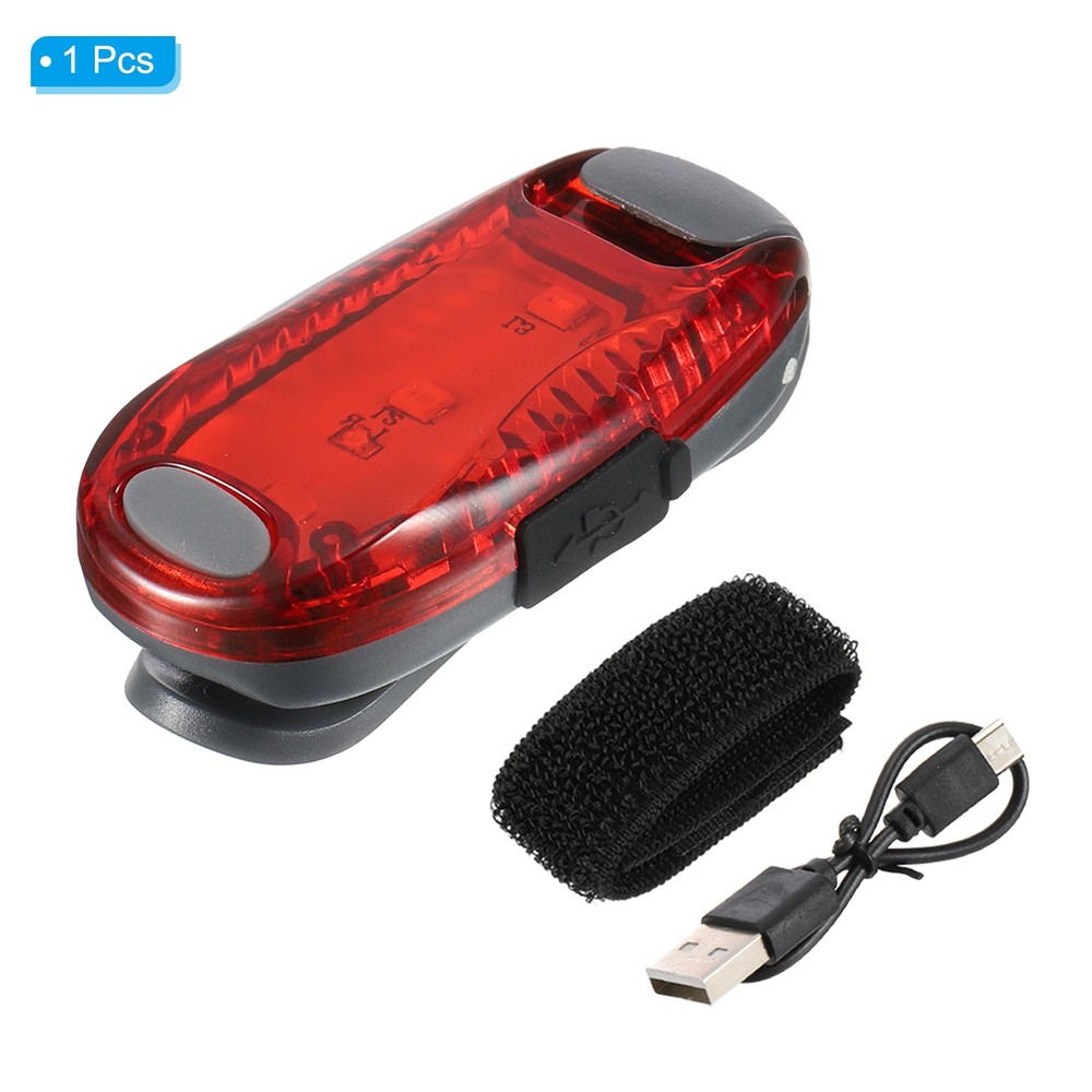 1 Pcs LED Strobe Light for Running with USB Cable, Red