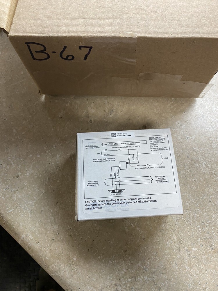 Cooper Lighting SP20-MV Greengate Heavy Duty Switch Pack 20A 120/277V