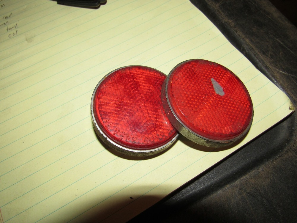 1973 suzuki ts100 red rear reflectors