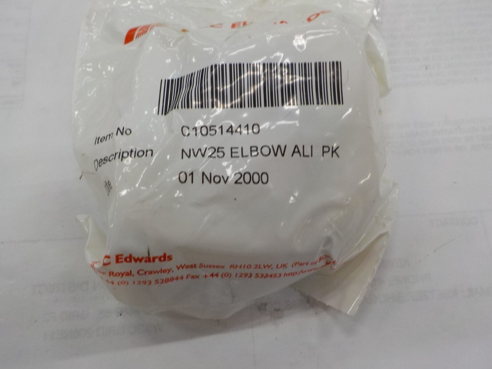 Edwards aluminum elbow C10514410