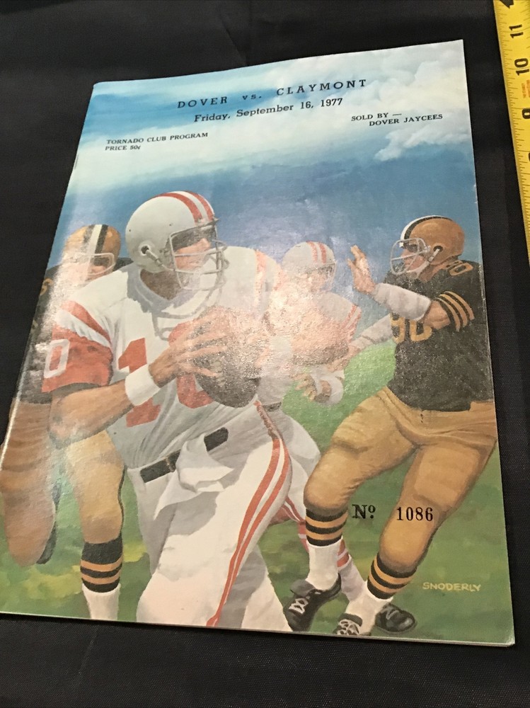1977 Dover vs Claymont Ohio High School Football Program